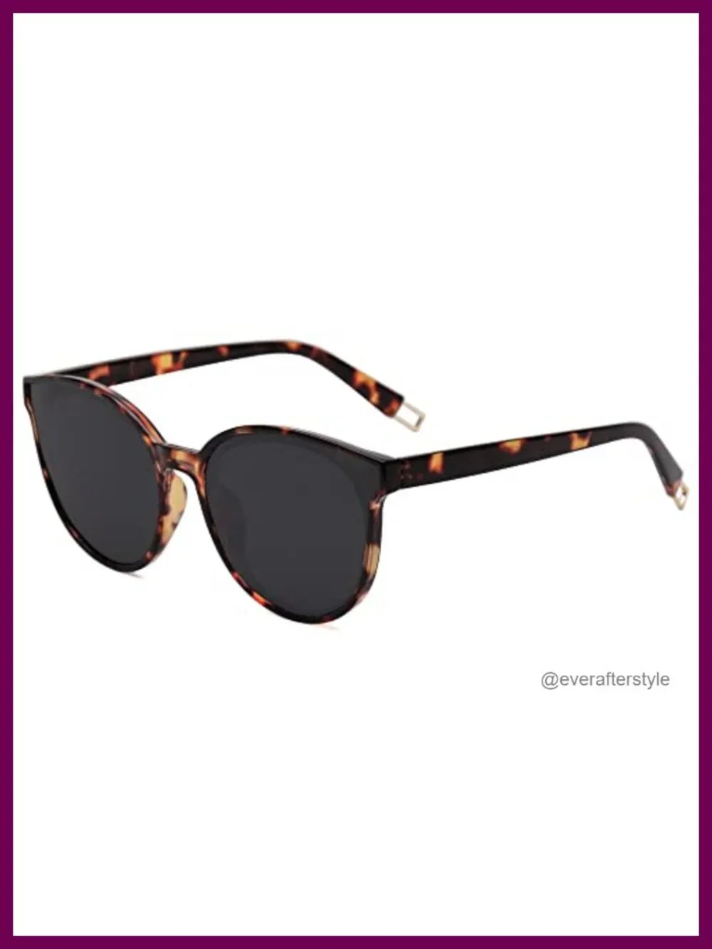 Round Sunglasses UV400 Protection Oversized Vintage Shades Lightweight Driving